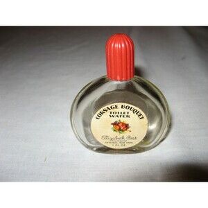 Vintage Corsage Bouquet Toilet Water Empty Perfume Bottle Elizabeth Post 1930s